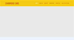 Desktop Screenshot of cambridgecabsma.com
